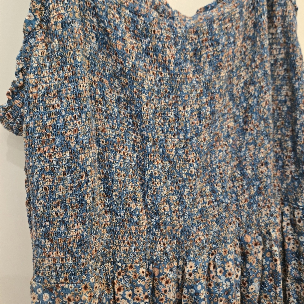 Sonoma Ruffled Smocked Midi Sundress - Picture 2 of 5